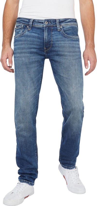 Pepe Jeans Heren Jeans Broeken HATCH slim Fit Blauw 28W / 32L Volwassenen