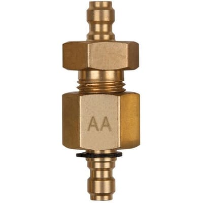 KS Tools 150.2347 Dubbel adapterstuk M14x1,5 binnen- en buitenschroefdraad en 3/8 slangaansluiting