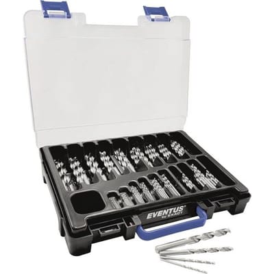 Exact 32286 Metaal Metaal-spiraalboorset 120-delig 1 mm, 1.5 mm, 2 mm, 2.5 mm, 3 mm, 3.5 mm, 4 mm, 4.5 mm, 5 mm, 5.5 mm, 6 mm, 6.5 mm, 7 mm, 8 mm, 8.5