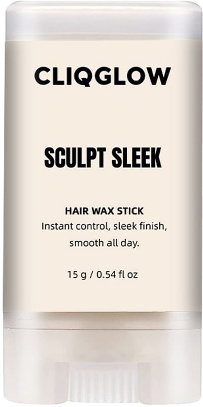 CLIQGLOW - Sculpt Sleek Hair Wax Stick - Cruelty Free & Vegan Formule - Haarstyling - Jojoba Olie - Bijenwas - Tegen Pluizig Haar - Anti Frizz - 15 g