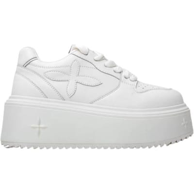 Dames Sneakers Lente Herfst Modieus Casual Schoenen met Dikke Zool Comfortabele Hoogteverhogende Platformzolen voor Dames 36 white