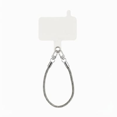 xoxo Wildhearts telefoonkoord met clip – Silver Diamonds - geschikt voor iPhone / Samsung – Zilver Diamanten telefoonkoord met clip – Stijlvol & praktisch – Universeel telefoonkoord