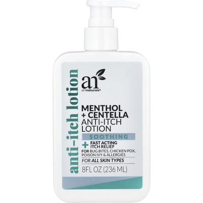 Menthol + Centella Anti-Jeuk Lotion, Alle Huidtypen, 236 ml (8 fl oz) white