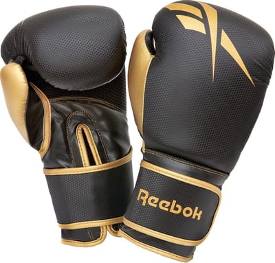 Reebok Retail 10 oz Boxing Gloves - Gold / Black