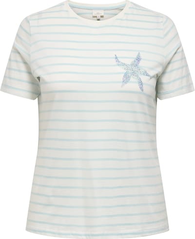 ONLY CARMAKOMA - CARKITA LIFE SS JEANS TEE JRS - Dames - T-shirts