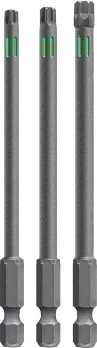 KWB torsie bitset - TT25, TT30 en TT40 - Lengte 100 mm - Hoge torsieweerstand - 123342