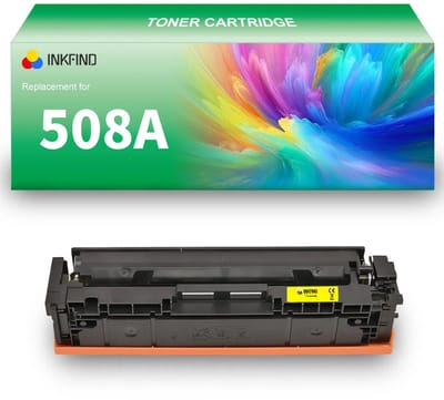 INKFIND 508A (CF362A) Geel tonercartridge compatibel met HP 508A (CF362A) toner cartridge -1-pack Geel
