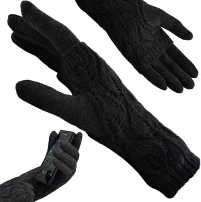 Trizand Touchscreen Handschoenen - Zwart: Stijlvolle Warmte