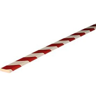 Oppervlaktebescherming type F, 5 m/rol, rood/wit