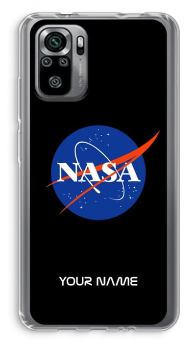 Gepersonaliseerd - Case Company® - Hoesje geschikt voor Xiaomi Redmi Note 10S hoesje - NASA - Soft Cover Telefoonhoesje - Bescherming aan alle Kanten en Schermrand