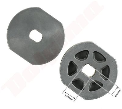 Kettingtandwiel passend op 3/8'' 6T 6x 8mm