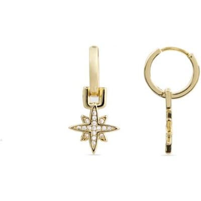 Luxenter 18k geelgoud vergulde briljant zirconia oorbellen - Sionqui