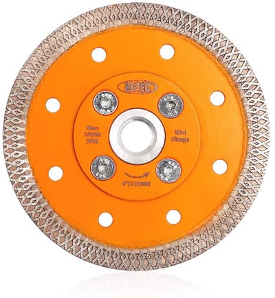 Diamant zaagbladen voor keramische tegels - 105 mm Turbo snijschijf