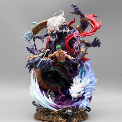 Roronoa Zoro Anime Actiefiguur 21cm Verzamelaar Statisch Model Ornament voor Bureau Kindercadeau Ideaal voor de Feestdagen No Box