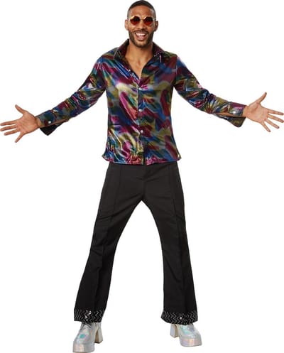 dressforfun - Disco king M - verkleedkleding kostuum halloween verkleden feestkleding carnavalskleding carnaval feestkledij partykleding - 302166