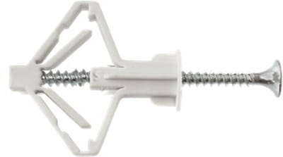 Wovar Nylon hollewandplug 8 x 40 mm met schroef | Per 25 Stuks
