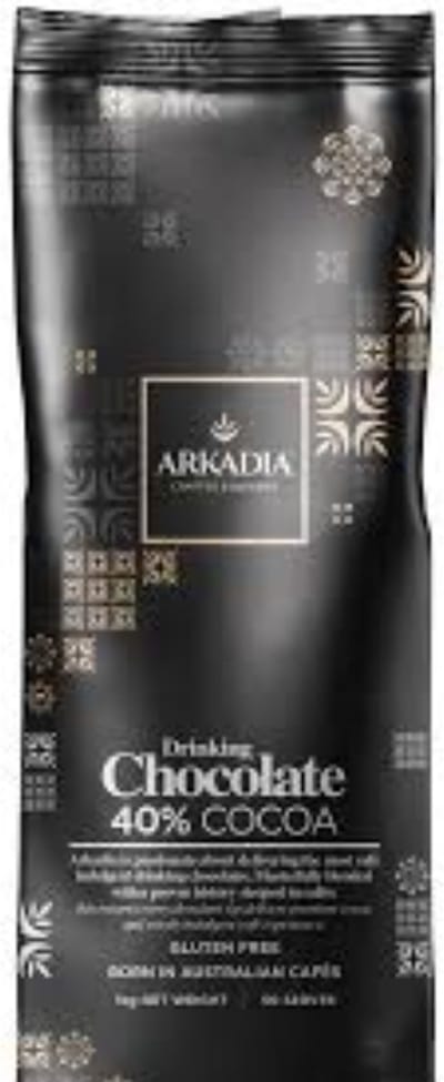 Arkadia pure cacao 40% drinking chocolate 100% cacaopoeder chocolade Powder Cafe Beverage 1kg