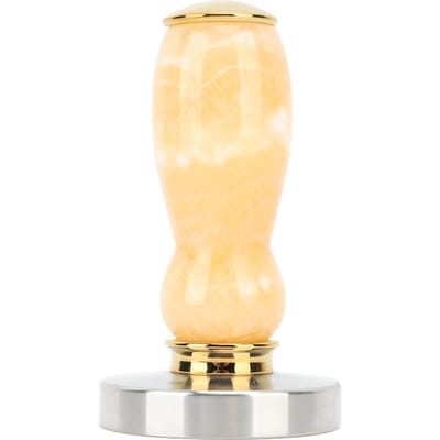 58mm Koffietamper RVS Ergonomische Koffie Aandruk Tamper voor Thuis Koffiezaak goud