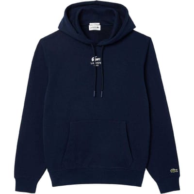 Lacoste Klassieke hoodie met capuchon voor volwassenen (unisex) (Blauw)