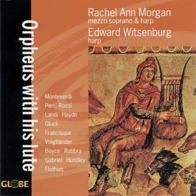 CD MONTEVERDI, ROSSI, MORGAN; WITSENBU - Orpheus Met Zijn Luit GLO5182 Globe 1998 Duitsland Klassiek Gebruikt