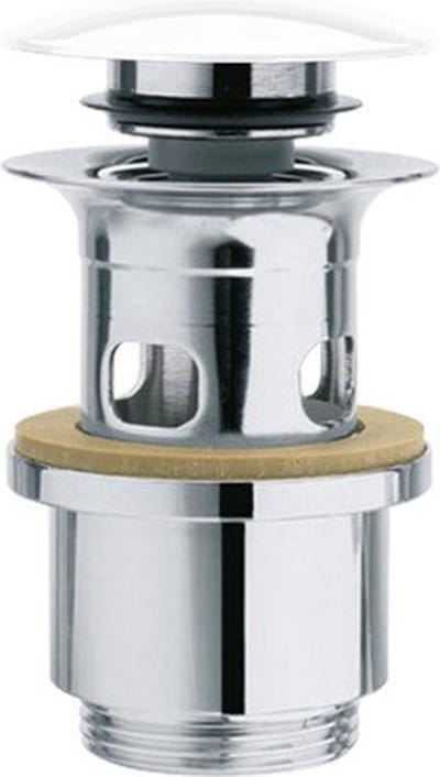 Nemo Go afvoerplug met overloop 5/4" chroom