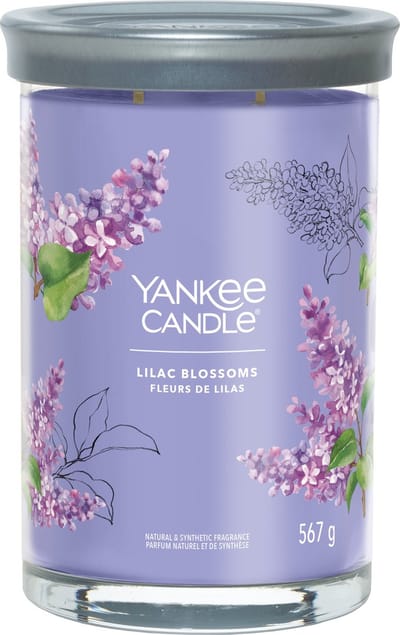 Yankee Candle - Lilac Blossoms Large Tumbler Geurkaars - 100 branduren - twee lonten
