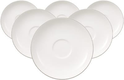 Untertassen Anmut Platinum No.1 ø 15 cm Set van 6