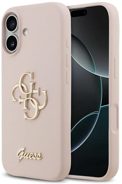 Guess Siliconen Hoesje Groot 4G Script Voor Iphone 17 Met Bescherming En Elegant