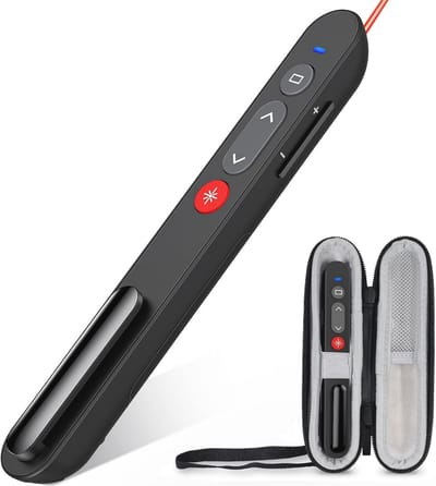 Draadloze Presentatie Clicker met Hyperlink en Volumeregeling voor PowerPoint, Mac, Laptop en Google Slides