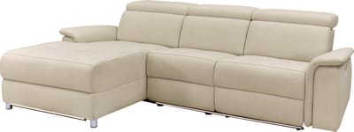 Pareli-Sofa - 3-zits Links - Handmatig - Zand