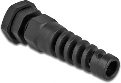 Kabelwartel met trekontlasting pg7 zwart