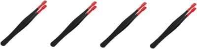 Pincetten Set - Ambachtelijke Tangen - Hobby Werk - Roestvrij Staal - 4 Stuks - Multicolor