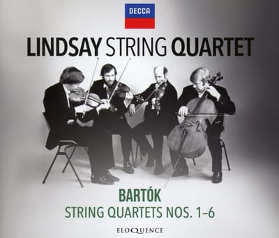 The Lindsays, Roger Bigley - Bartok: String Quartets Nos. 1-6 (3 CD)