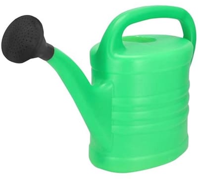 Ovale 5 liter gieter - Duurzame kunststof tuingieter met douche voor binnen en buiten