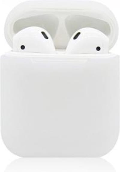 KELERINO. Siliconen hoesje geschikt voor Apple Airpods 1 & 2 - Softcase - Transparant