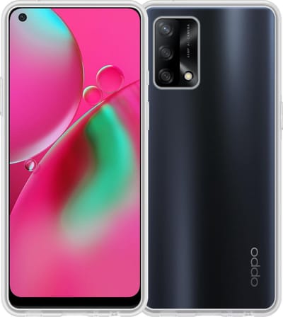 Hoesje Geschikt voor OPPO A74 4G - Sterk & Shockproof - Hoes Cover - Siliconen Case - Transparant