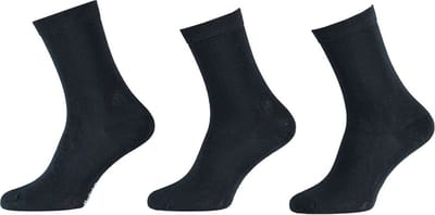 Apollo - 6-Pack - Bamboe Sokken - Platte Teennaad - Antibacterieel - Heren - marine - 35-38 - 121471000