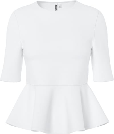 PIECES - PCALISA SS PEPLUM TOP JRS NOOS BC - Meisjes - Blouses