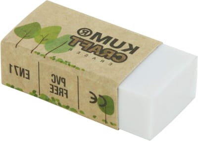 Vlakgum - Gum - Fouten Corrigeren - Milieuvriendelijk Materiaal - 44 cm - Wit