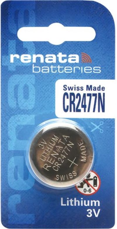 Renata CR2477N 3V Lithium Knoopcel Batterij 6 Stuks