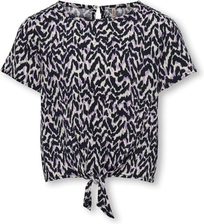 ONLY - T-shirt - Maat 152 - Meisjes - MARINE - Viscose