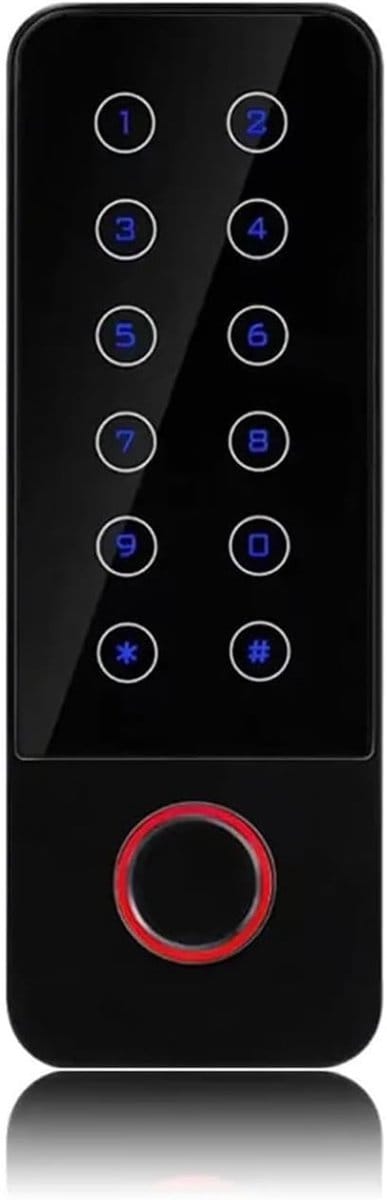 Toegangscontrole Systeem - Vingerafdruk RFID - Beveiligde Toegang - Meerdere Ontgrendelopties - 10 x 10 x 10 mm - Zwart