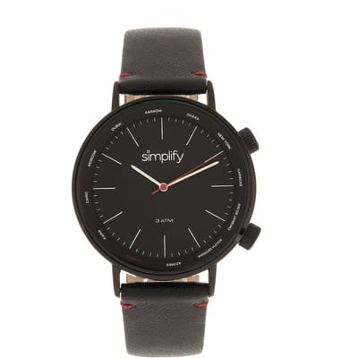 Vereenvoudig het 3300 horloge met leren band