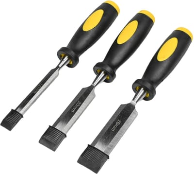 Benson Houtbeitelset - Ergonomische grip - 12, 20 & 26 mm - 3-delig