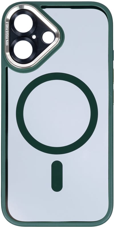 Rixus Classic 04 Case With MagSafe For iPhone 16 Dark Green