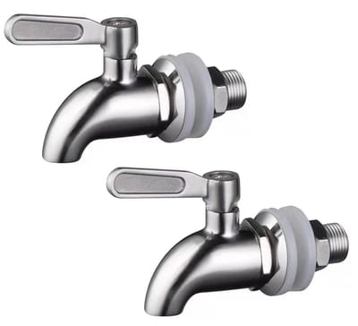 Allecto - RVS Drink Dispenser Tap - Vervangingskraan voor Bier- en Watertaps - 16mm - Perfect voor Feestjes - Geschikt voor Thuisgebruik - Ideaal