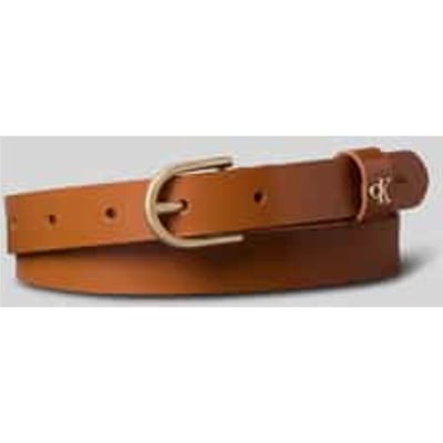 Riem van echt leer met logodetail