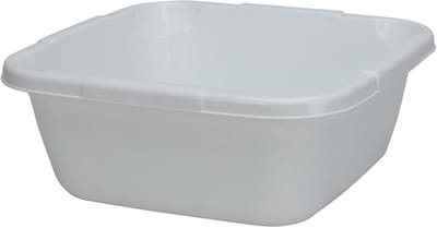 Hoekige Spoelbak Kunststof 6 Liter - Wastafel, Wasbak en Afwasbak voor Thuis en Camping