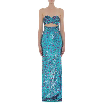 Moschino Dress Blue Blue Maat: 40 | Maxi Jurken Outlet | Dames | Blauw