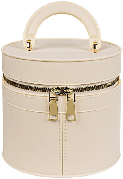 Dailygoods- Lunchbox Geïsoleerd - Ronde Lunchbox - Waterdichte Lunchbox - Harde Lunchbox - Geschikt voor Werk/Reizen - Afmetingen 18,5 cm x 18,5 cm x 16,5 cm - Maaltijdcontainer